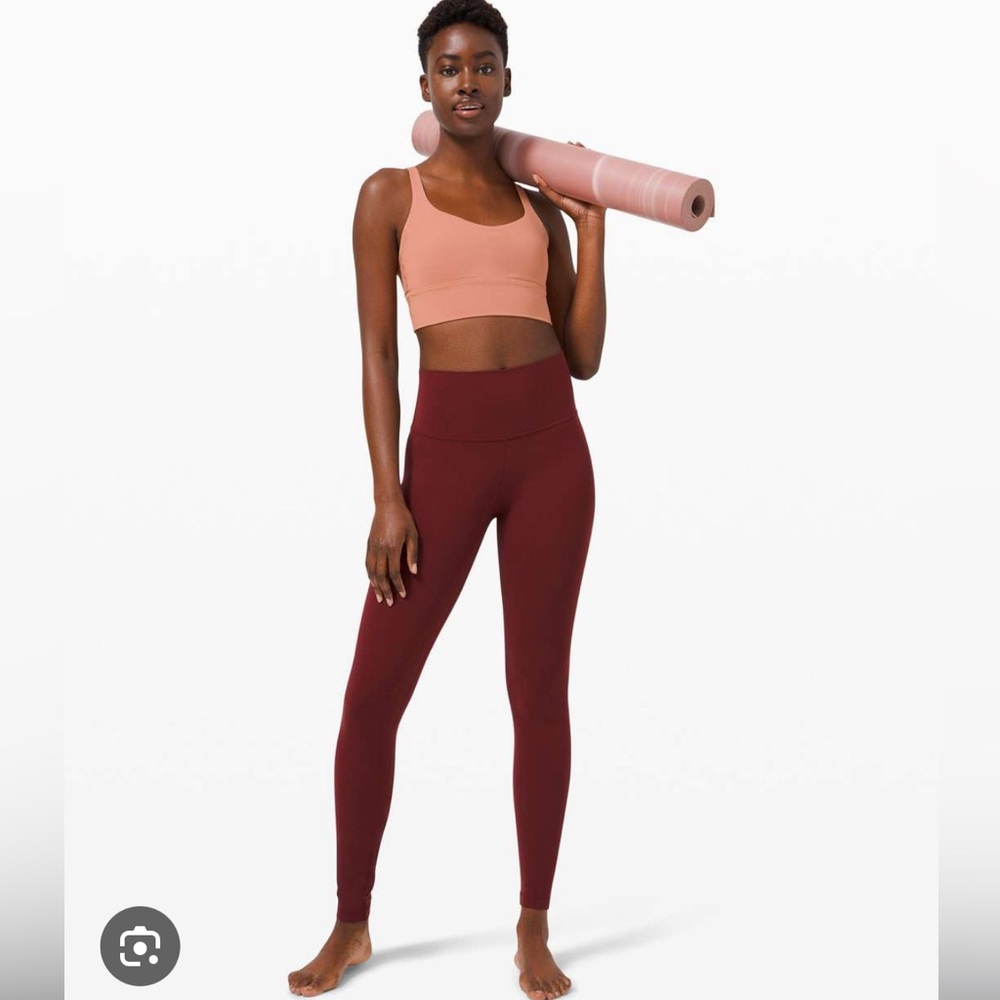 Lululemon Align HR pant 28” in Red Merlot